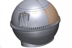Automatic Cat Litter CAD Model