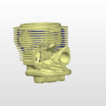engine cylinder 3d scan
